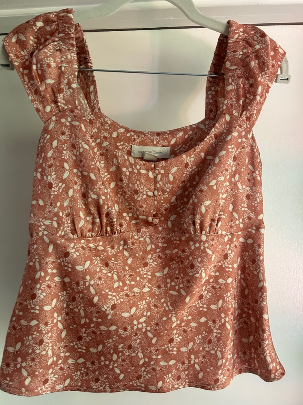 Nordstrom Rose Floral Square-Neck Camisole